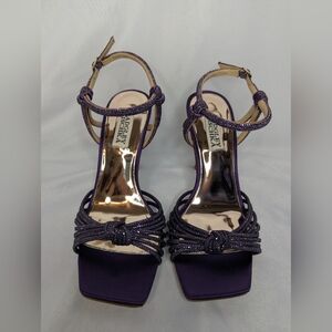 NWOB Badgley Mischka Estella Strappy Heeled Sandals Women's Size 5.5